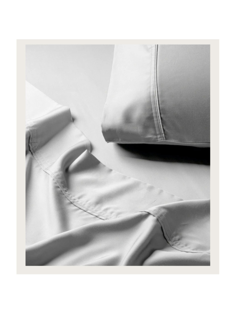 Olive Crate 100% Eucalyptus TENCEL Cooling - SPLIT KING Sheet Set 5pc Grey Mist